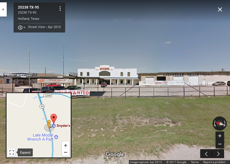 Snyder Salvage  PRP-Holland-TX-76534-hero-image